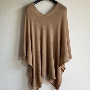 North Eleven Chic Cashier/ Wool bland Tan Women's Poncho